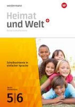 Heimat und Welt Plus 5 / 6. Schulbuchtexte in einfacher Sprache. Für Berlin und Brandenburg