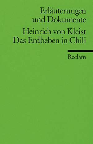 Das Erdbeben in Chili. Erläuterungen und Dokumente de Hedwig Appeld