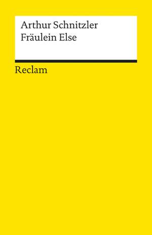 Fräulein Else de Arthur Schnitzler