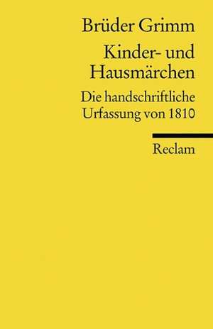 Kinder- und Hausmärchen de Jacob Grimm