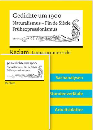 Lehrerpaket zum länderübergreifenden Abiturthema 2024-2026 'Gedichte um 1900' (Textausgabe + Lehrerband) de Vanessa Greiff