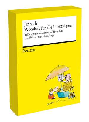 Wondrak für alle Lebenslagen (Kartenbox) de Janosch