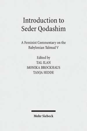 Introduction to Seder Qodashim