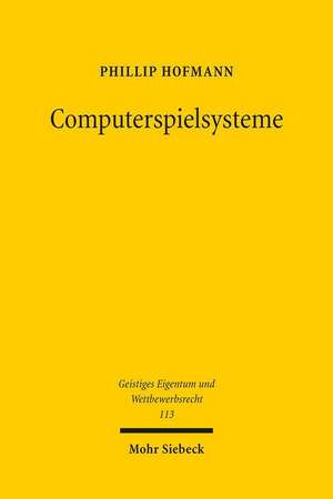 Computerspielsysteme de Phillip Hofmann