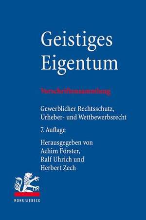 Geistiges Eigentum de Achim Förster