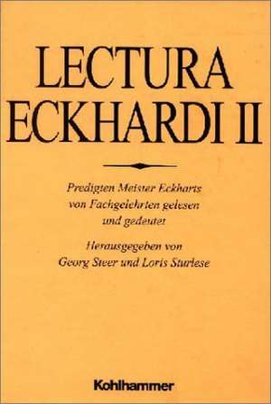 Lectura Eckhardi 2 de Georg Steer