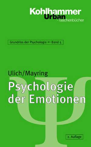 Psychologie der Emotionen de Philipp Mayring