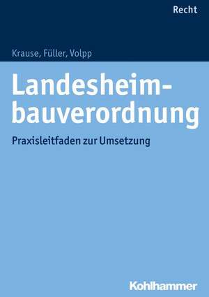 Landesheimbauverordnung de Peter Krause