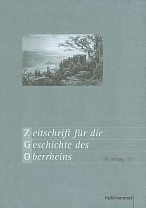 Zeitschrift für die Geschichte des Oberrheins