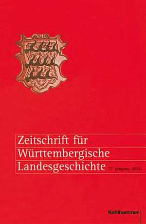 Zeitschrift für Württembergische Landesgeschichte de Peter Rückert