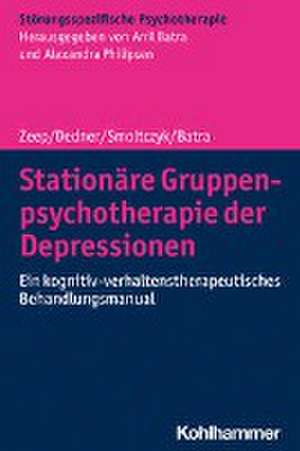 Stationäre Gruppenpsychotherapie der Depressionen de Christina Zeep