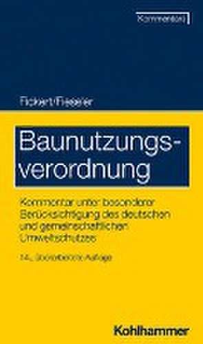 Baunutzungsverordnung de Hans Ulrich Stühler