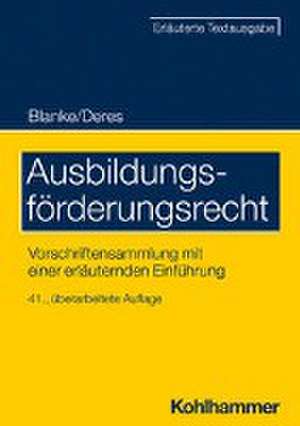 Ausbildungsförderungsrecht de Roland Deres