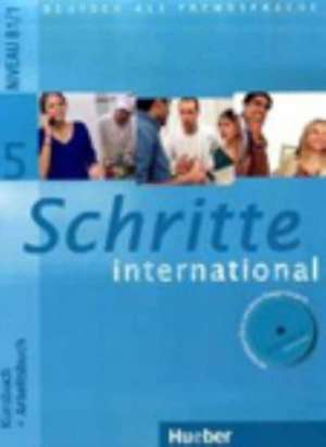 Schritte international 5. Kursbuch + Arbeitsbuch mit Audio-CD zum Arbeitsbuch und interaktiven Übungen de Silke Hilpert