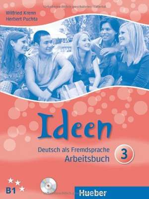 Ideen 3. Arbeitsbuch mit 2 Audio-CDs zum Arbeitsbuch de Wilfried Krenn