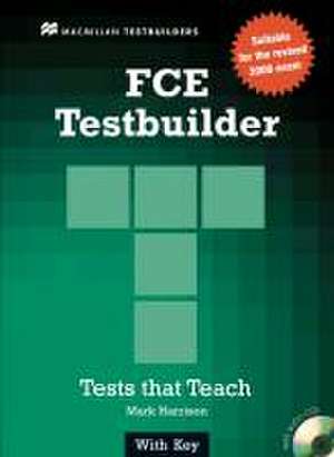 First Certificate Testbuilder. Student's Book with 2 Audio-CDs and key de Mark Harrison