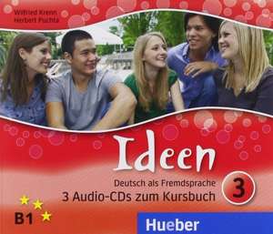 Ideen 3. 3 Audio-CDs zum Kursbuch de Wilfried Krenn