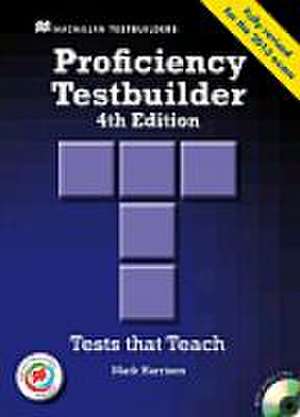 Proficiency Testbuilder. Student's Book with Audio-CDs (without Key) de Mark Harrison