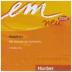 em neu 2008 Hauptkurs 2 Audio-CDs