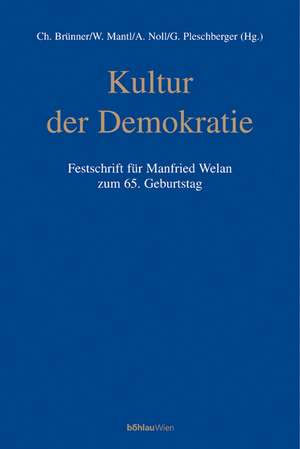 Kultur der Demokratie de Christian Brünner