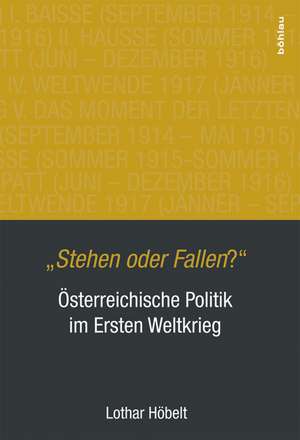 "Stehen oder Fallen?" de Lothar Höbelt