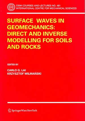 Surface Waves in Geomechanics: Direct and Inverse Modelling for Soils and Rocks de Carlo G. Lai