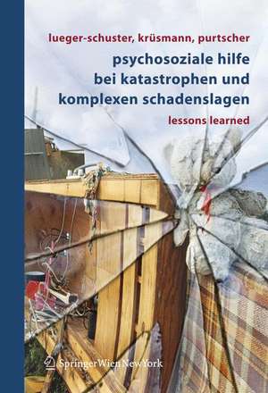 Psychosoziale Hilfe bei Katastrophen und komplexen Schadenslagen: Lessons Learned de Brigitte Lueger-Schuster