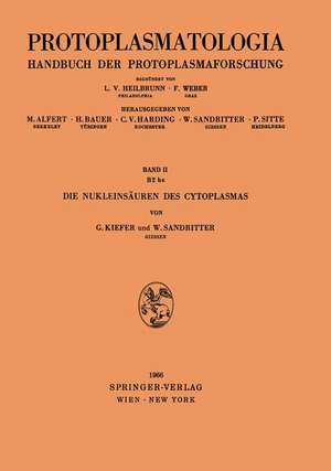 Die Nukleinsäuren des Cytoplasmas de Günther Kiefer