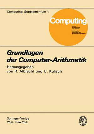 Grundlagen der Computer-Arithmetik de R. Albrecht