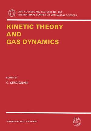 Kinetic Theory and Gas Dynamics de C. Cercignani