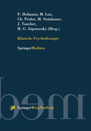 Klinische Psychotherapie de P. Hofmann