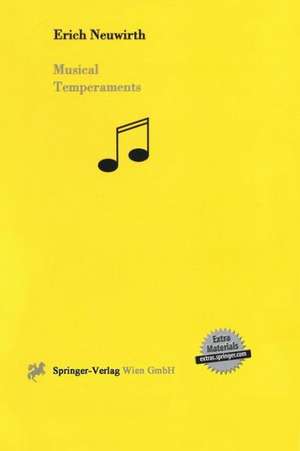 Musical Temperaments de Erich Neuwirth