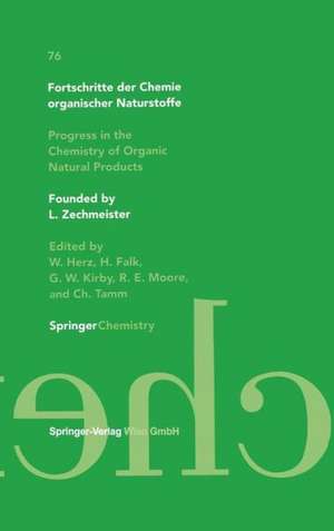 Fortschritte der Chemie organischer Naturstoffe / Progress in the Chemistry of Organic Natural Products de D.R. Adams