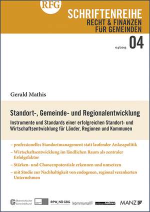 Standort-, Gemeinde- und Regionalentwicklung de Gerald Mathis