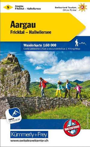 KuF Schweiz Wanderkarte 5 Aargau 1 : 60 000