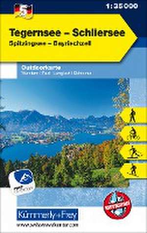 KuF Deutschland Outdoorkarte 05. Tegernsee - Schliersee 1 : 35 000