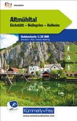 Kümmerly+Frey Outdoorkarte Deutschland 38 Altmühltal 1:35.000 de Hallwag Kümmerly+Frey AG