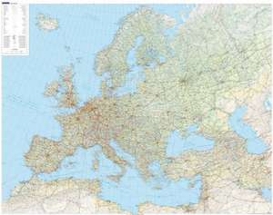 KuF Europa physikalisch 1 : 1 500 000. Planokarte