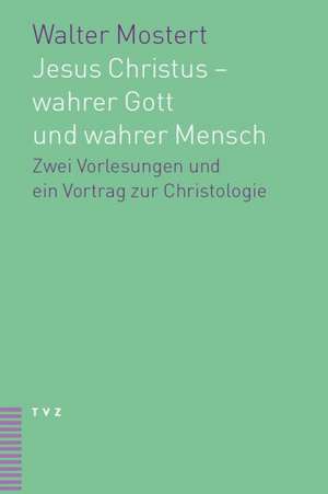 Jesus Christus - Wahrer Gott Und Wahrer Mensch: Zwei Vorlesungen Und Ein Vortrag Zur Christologie de Walter Mostert