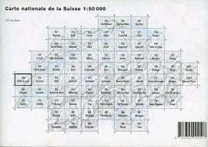 Swisstopo 1 : 50 000 Vallée de Joux