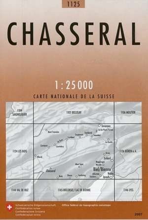 Swisstopo 1 : 25 000 Chasseral