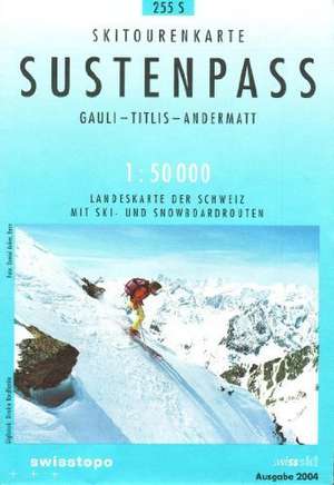 Swisstopo 1 : 50 000 Sustenpass Ski