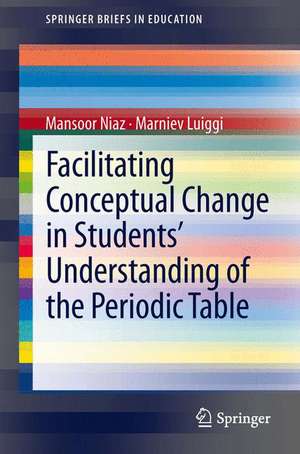 Facilitating Conceptual Change in Students’ Understanding of the Periodic Table de Mansoor Niaz