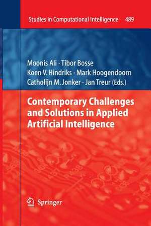 Contemporary Challenges and Solutions in Applied Artificial Intelligence de Moonis Ali