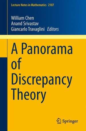 A Panorama of Discrepancy Theory de William Chen