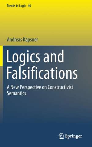 Logics and Falsifications: A New Perspective on Constructivist Semantics de Andreas Kapsner