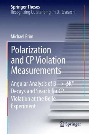 Polarization and CP Violation Measurements: Angular Analysis of B -> ?K* Decays and Search for CP Violation at the Belle Experiment de Michael Prim