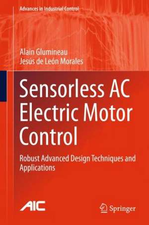 Sensorless AC Electric Motor Control: Robust Advanced Design Techniques and Applications de Alain Glumineau