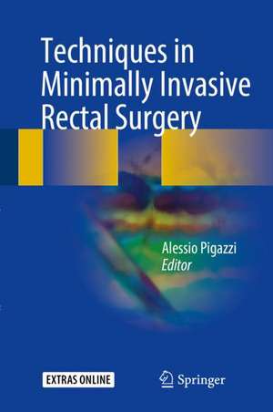 Techniques in Minimally Invasive Rectal Surgery de Alessio Pigazzi