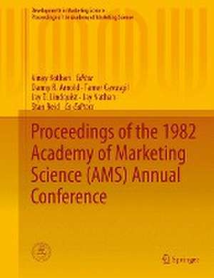 Proceedings of the 1982 Academy of Marketing Science (AMS) Annual Conference de Vinay Kothari